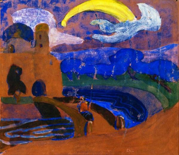 The Comet by Wassily Kandinsky