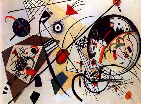 Throughgoing Line by Wassily Kandinsky