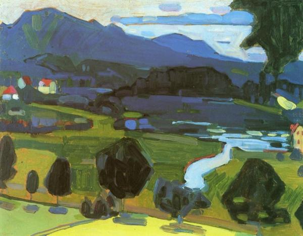 View Over The Staffelsee by Wassily Kandinsky