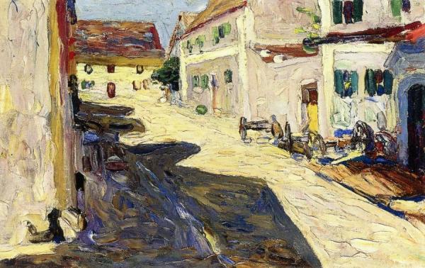 Village Street, Kallmunz by Wassily Kandinsky Oil Painting Reproductions
