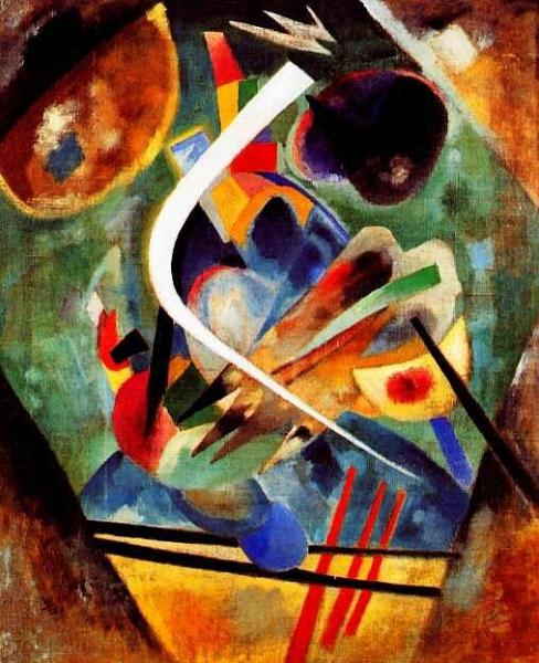 White Line by Wassily Kandinsky