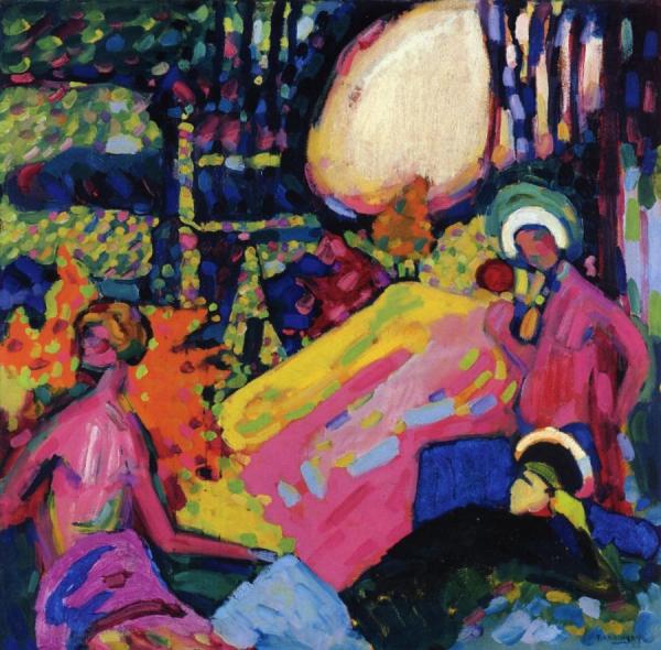 White Sound by Wassily Kandinsky Oil Painting Reproductions