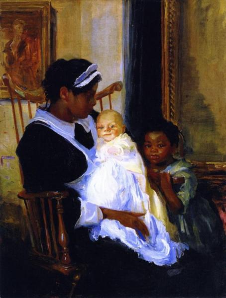 Ella, Wayman Jr. And Naomi Priscilla by Wayman E. Adams