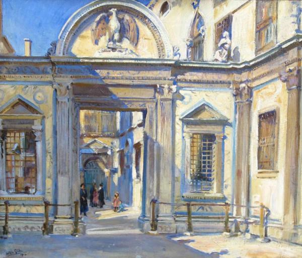 A Venetian Doorway by Wilfred Gabriel De Glehn