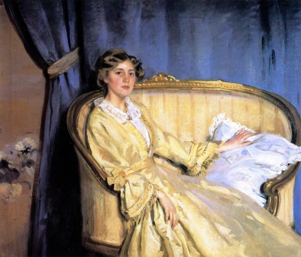 Blue And Gold by Wilfred Gabriel De Glehn