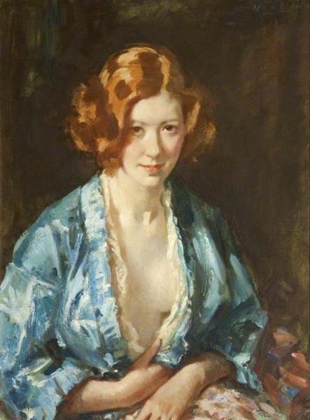 Clare by Wilfred Gabriel De Glehn