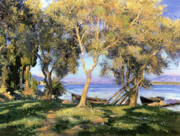 Corfu, Greece by Wilfred Gabriel De Glehn