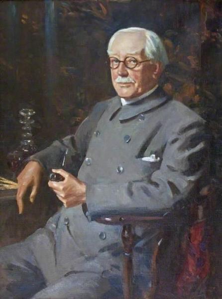Dr Edwin Sloper Beaven by Wilfred Gabriel De Glehn Oil Painting Reproductions