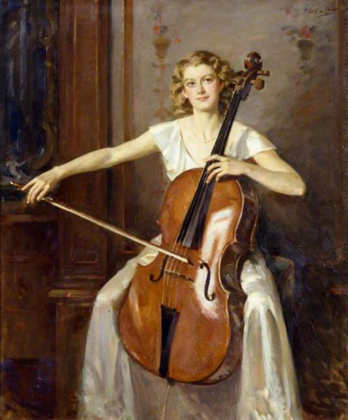 Florence Hooton by Wilfred Gabriel De Glehn