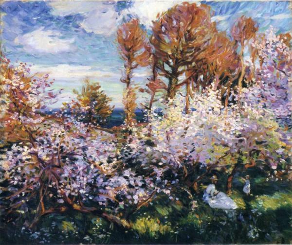 Gwendreath Blossom by Wilfred Gabriel De Glehn