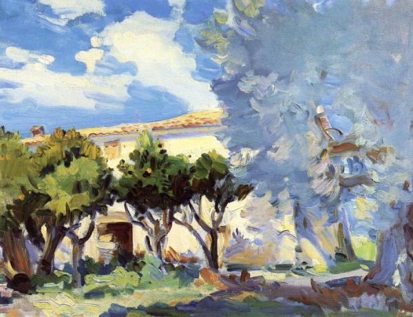 Provence Villa, France by Wilfred Gabriel De Glehn
