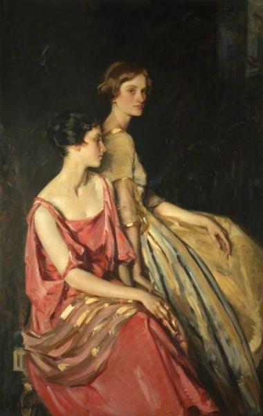 Sisters by Wilfred Gabriel De Glehn
