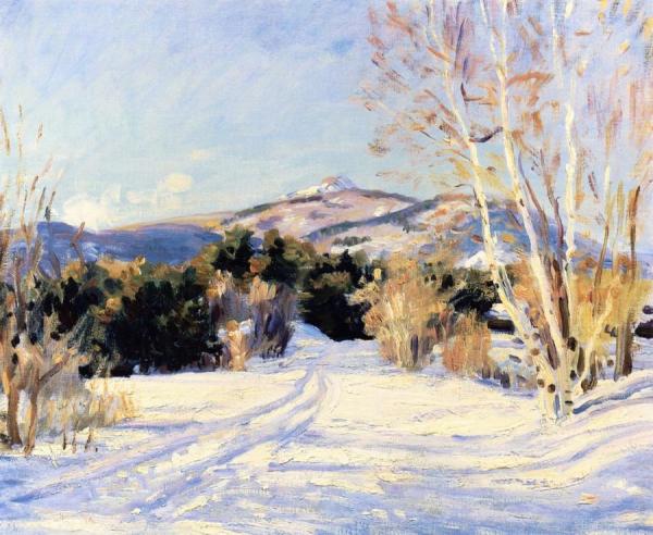 Wilfred Gabriel De Glehn Snow In New England