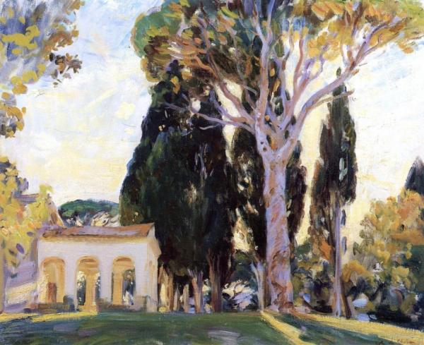 The Monastery Of St. Cassien At Cannes, France by Wilfred Gabriel De Glehn