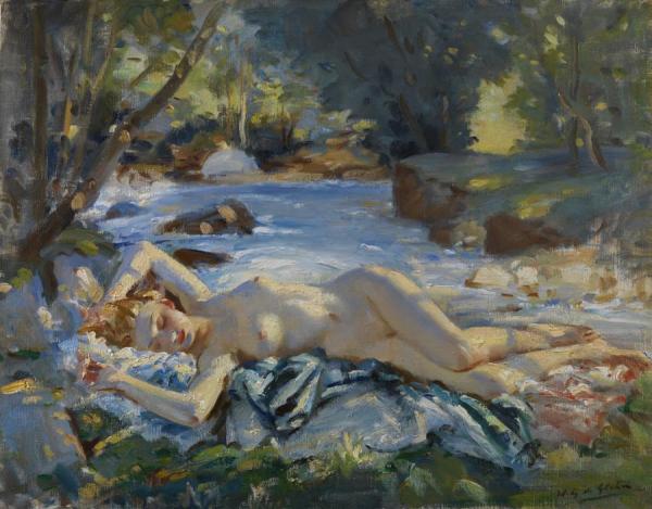 Wilfred Gabriel De Glehn The Nymph