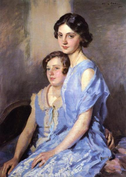 The Sisters by Wilfred Gabriel De Glehn