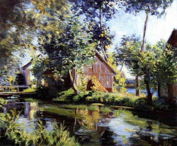The Watermill by Wilfred Gabriel De Glehn
