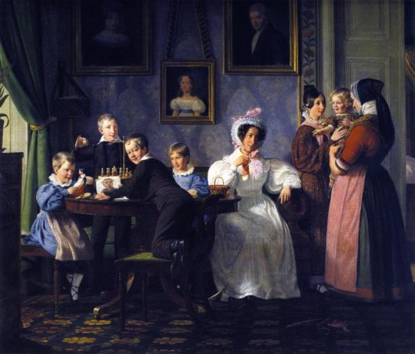 Wilhelm Marstrand The Waagepetersen Wamily