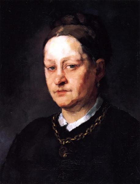 Anna Trübner by Wilhelm Trübner