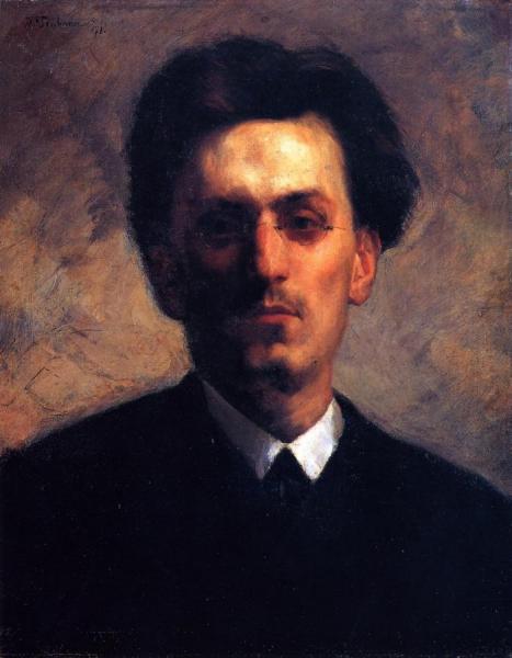 Carl Schuch (1846 - 1903) by Wilhelm Trübner