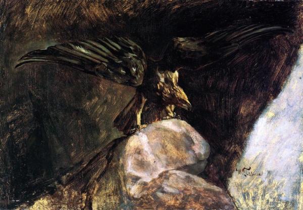 Eagle by Wilhelm Trübner