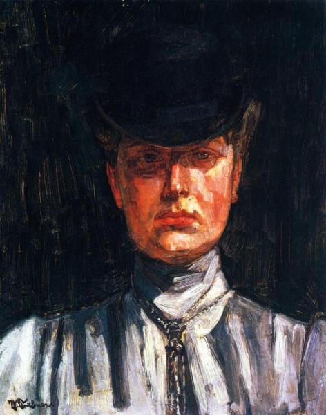 Erna Von Holzhausen by Wilhelm Trübner