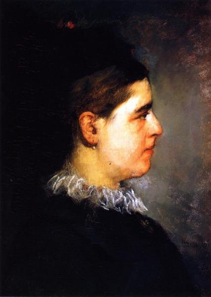 Georgine Hoffmeister by Wilhelm Trübner Oil Painting Reproductions