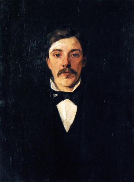 Karl Trübner, The Artist's Brother by Wilhelm Trübner