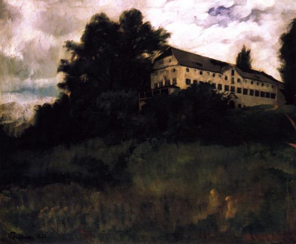 Monastery On Herreninsel by Wilhelm Trübner