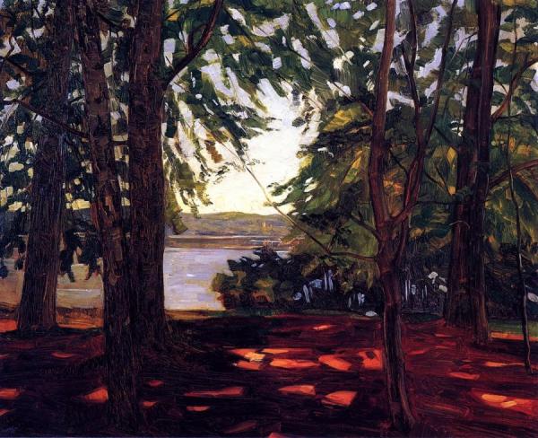 Park Knorr Am Starnberger See by Wilhelm Trübner