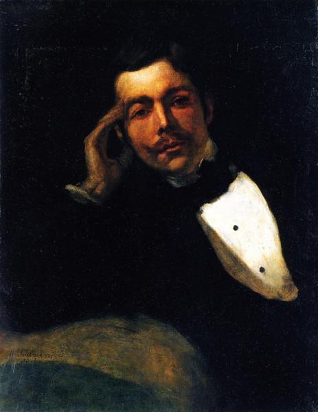 Self Portrait by Wilhelm Trübner