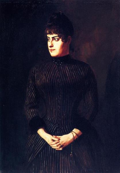 Tänzerin Frl. L.e. by Wilhelm Trübner