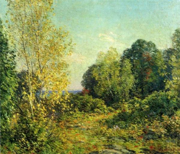 Approaching Autumn by Willard Leroy Metcalf