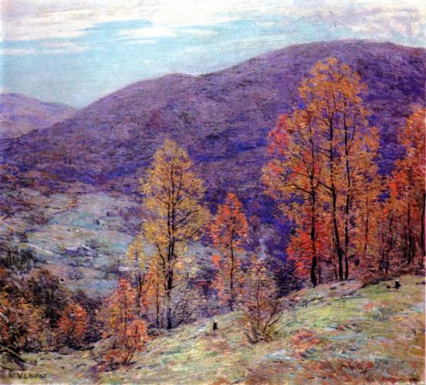 Autum Glory by Willard Leroy Metcalf
