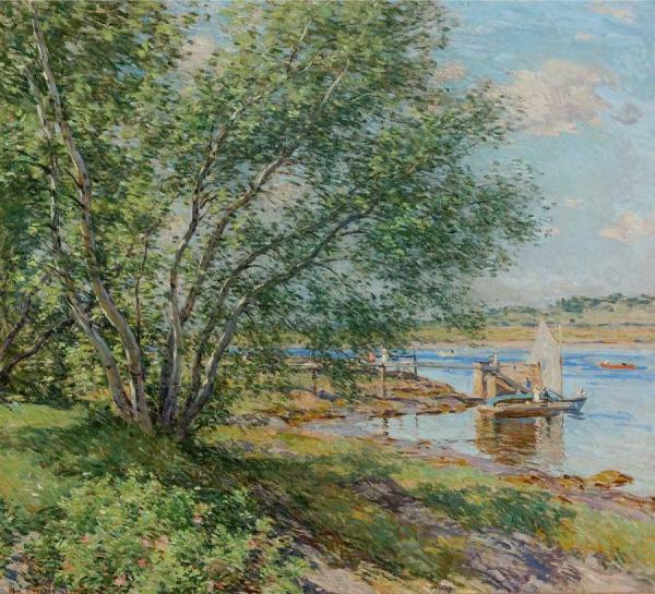 Birches In June by Willard Leroy Metcalf