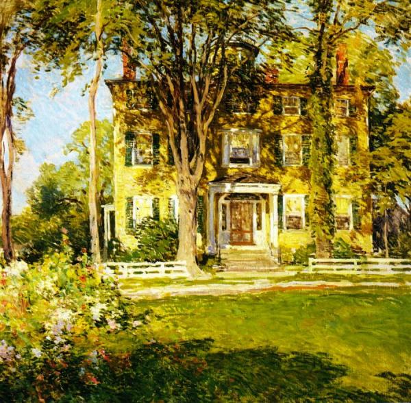 Captain Lord House, Kennebunkport, Maine by Willard Leroy Metcalf