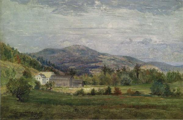 Chase's House, New Hampshire by Willard Leroy Metcalf