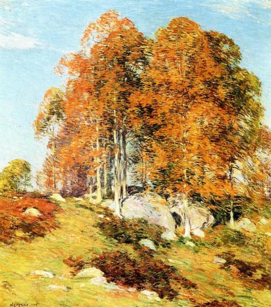Early October by Willard Leroy Metcalf