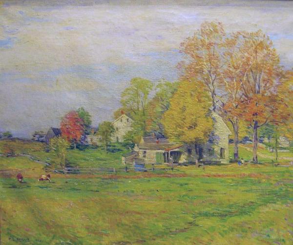 Fall by Willard Leroy Metcalf