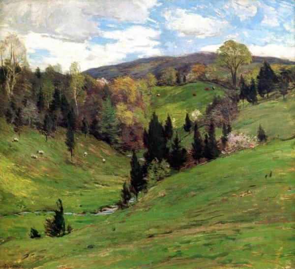 Flying Shadows by Willard Leroy Metcalf