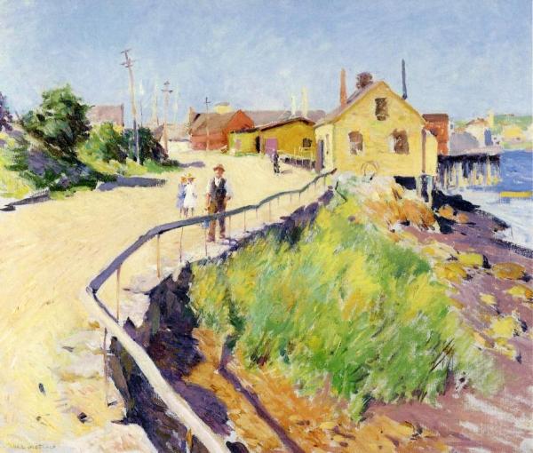 Inner Harbour, Gloucester by Willard Leroy Metcalf