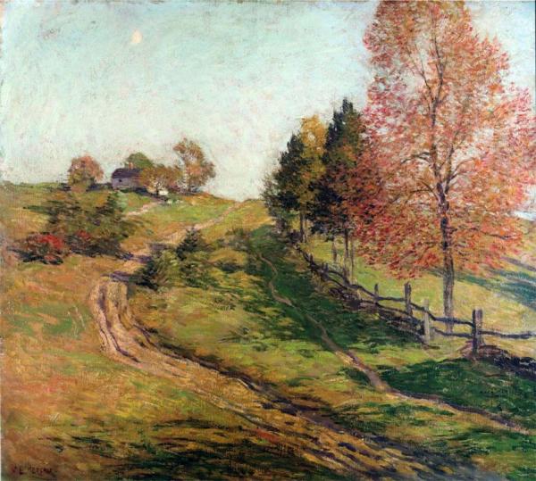 Johnny Cake Hill by Willard Leroy Metcalf