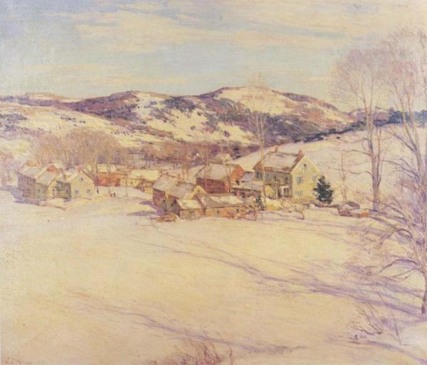 Late Afternoon, March by Willard Leroy Metcalf