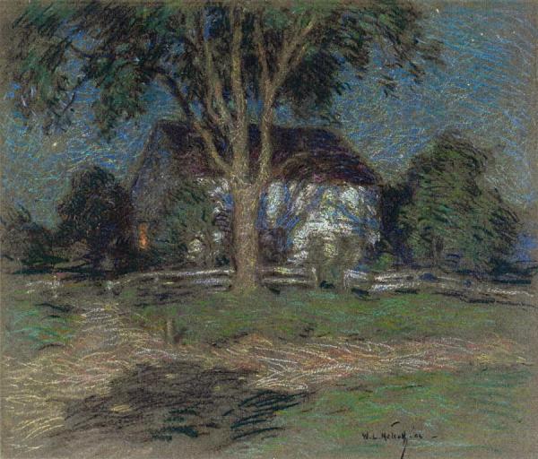 Moonlight by Willard Leroy Metcalf Oil Painting Reproductions