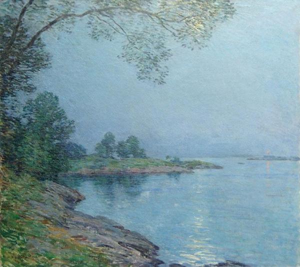 Moonlight, Kittery Maine by Willard Leroy Metcalf