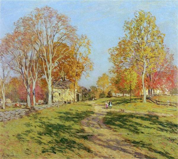 Willard Leroy Metcalf Morning Shadows