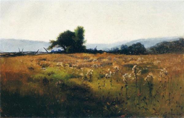 Mountain View From High Field by Willard Leroy Metcalf