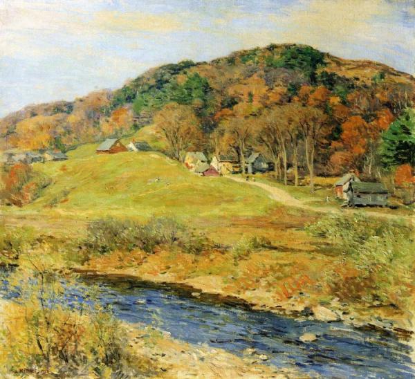 November Mosaic by Willard Leroy Metcalf