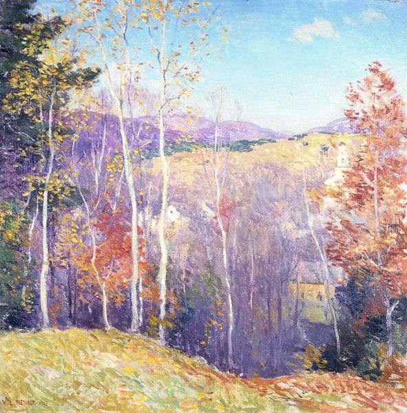 October Sunshine by Willard Leroy Metcalf