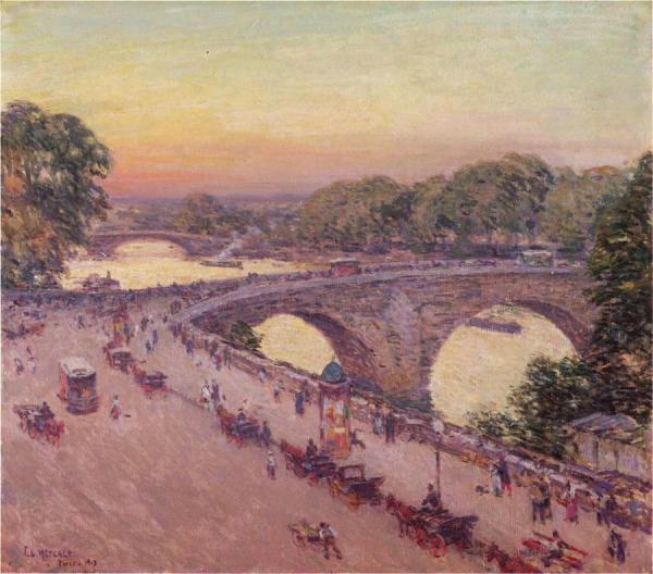 Pont Royal by Willard Leroy Metcalf